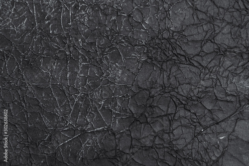 Black rice paper background. Hand made paper