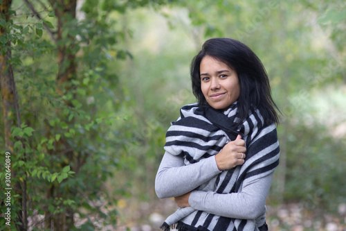 Young woman autumn portrait