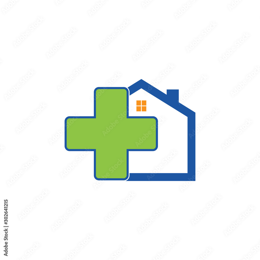 Medical cross healthy logo template vector Medical cross healthy logo template vector