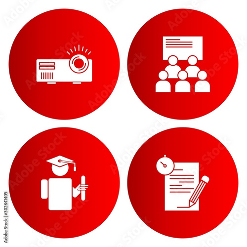 4 User interface Icon set for web and mobile applications