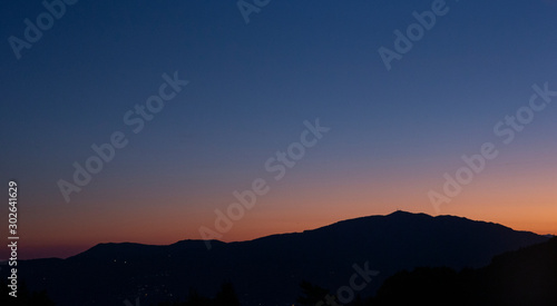 Lago Maggiore Italy. Verbania. Sunset.