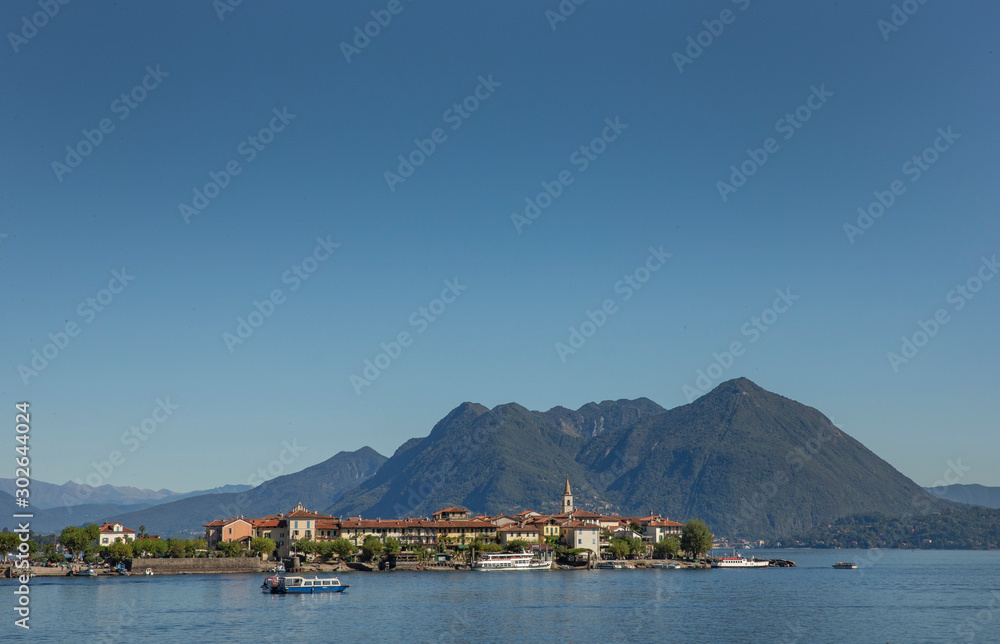 Lago Magiorre Italy. Isola Bella. Isola Superiore. Lake.