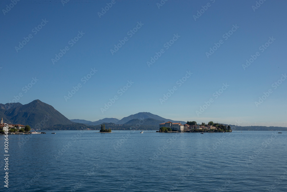 Lago Magiorre Italy. Isola Bella. Isola Superiore. Lake.