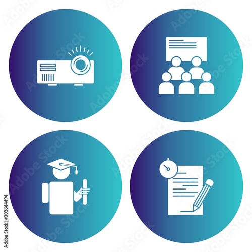 4 User interface Icon set for web and mobile applications