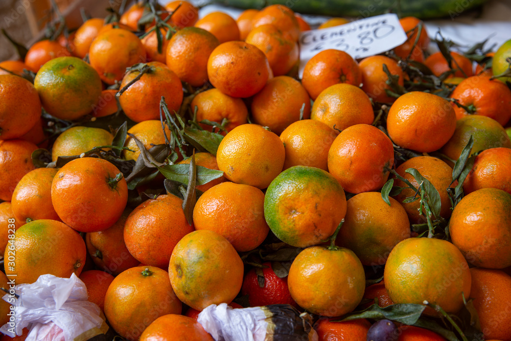 Santa Margherita Ligurie Italy. Mediterranean. At the market. Oranges. Santa Margherita Ligurie Italy. Mediterranean. At the market. Oranges.