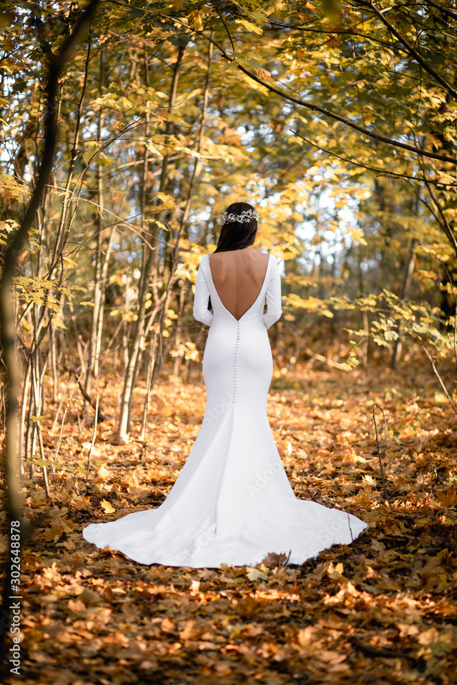 Autumn wedding photography