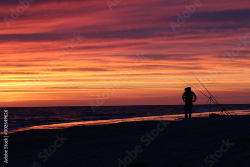 Pescatori al tramonto