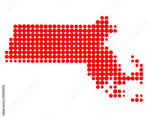 Karte von Massachusetts