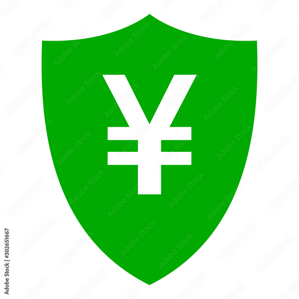 Obraz premium Yen und Schild