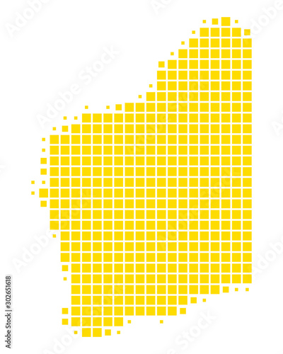 Karte von Western Australia