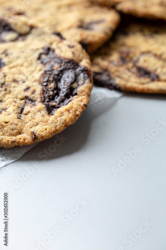 cookies chocolate chip vegan no amimal products plant based diet photo