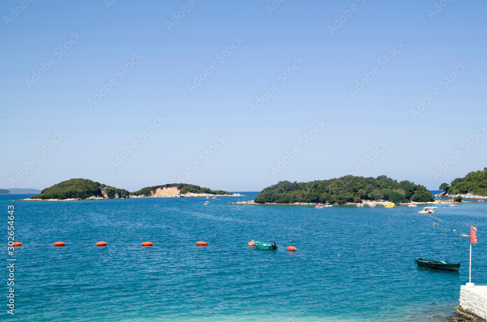 Islands of Ksamil  part of Albanian Riviera