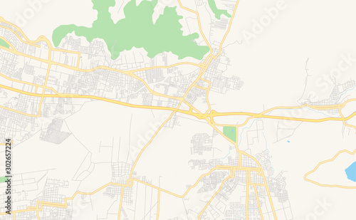 Printable street map of Turmero  Venezuela