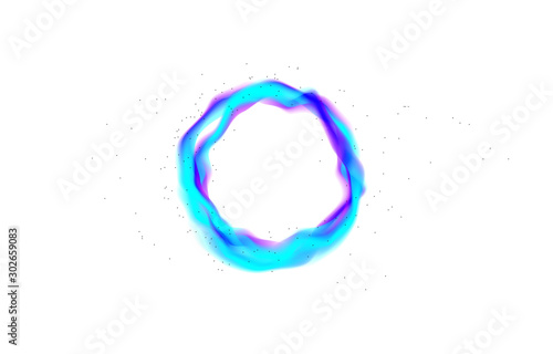 Colorful flow liquid in future design style. Trendy Innovations blend systems. Beautiful fluid shape. Awesome abstract overflow substance. Concept spot for design.