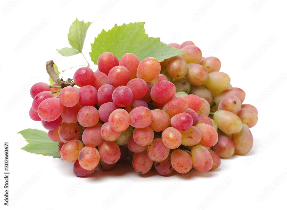 Fototapeta premium Grapes on a white background