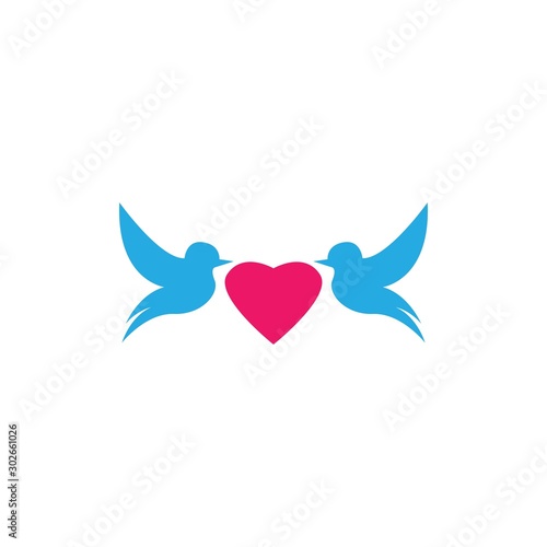 Bird logo template vector icon design