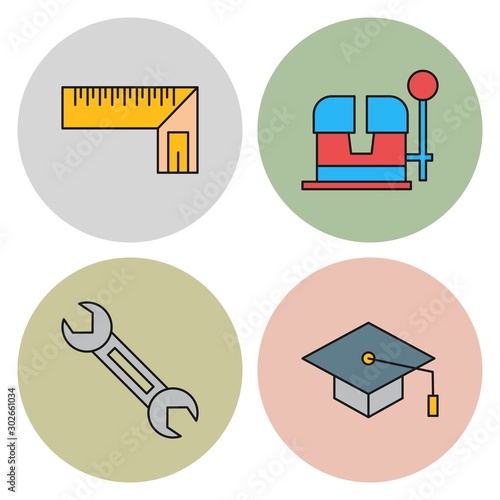 Simple Set of Universal Related Color Icons