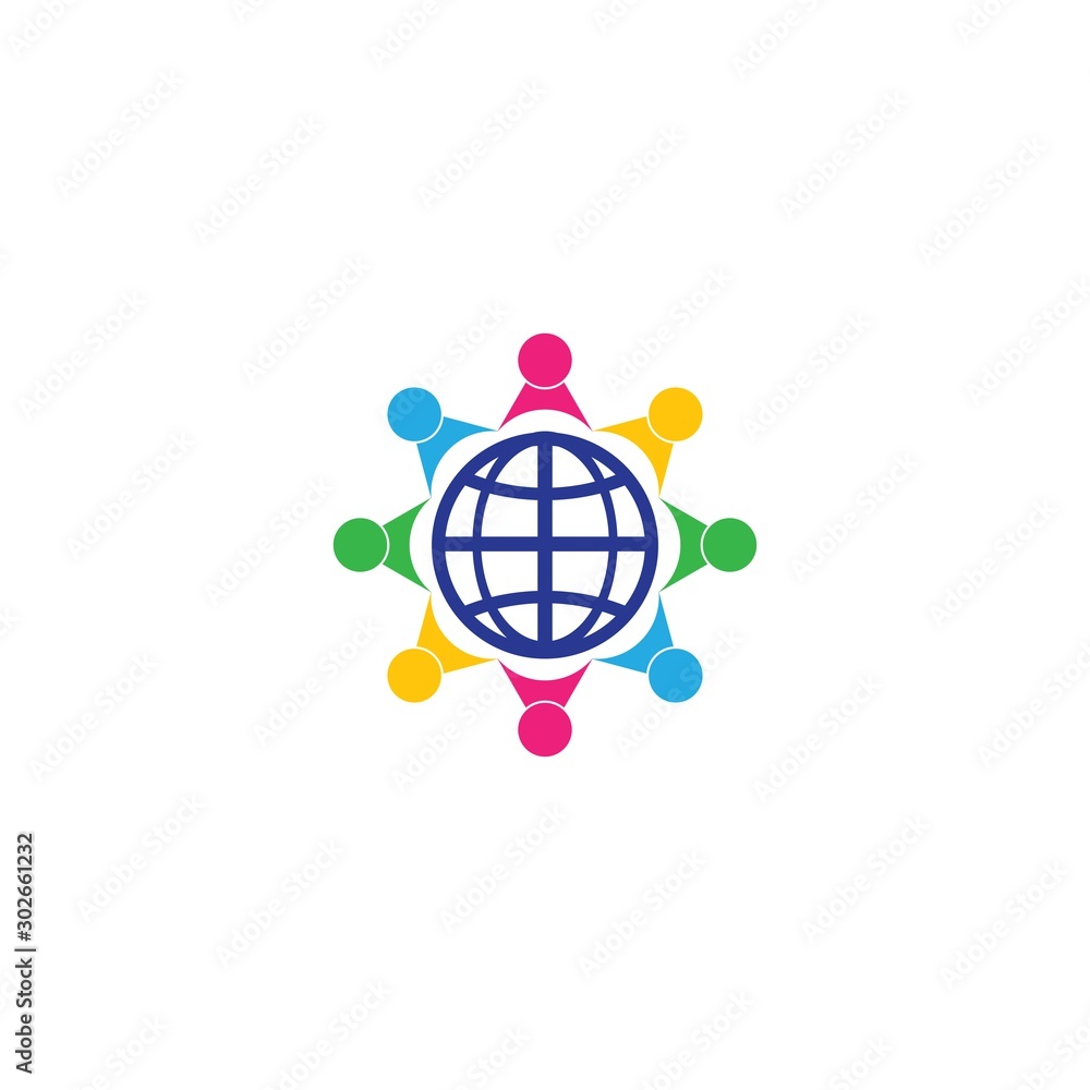 community logo template vector icon design community logo template vector icon design