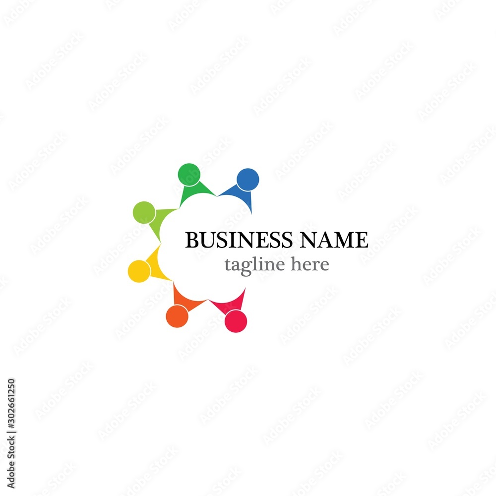 community logo template vector icon design community logo template vector icon design