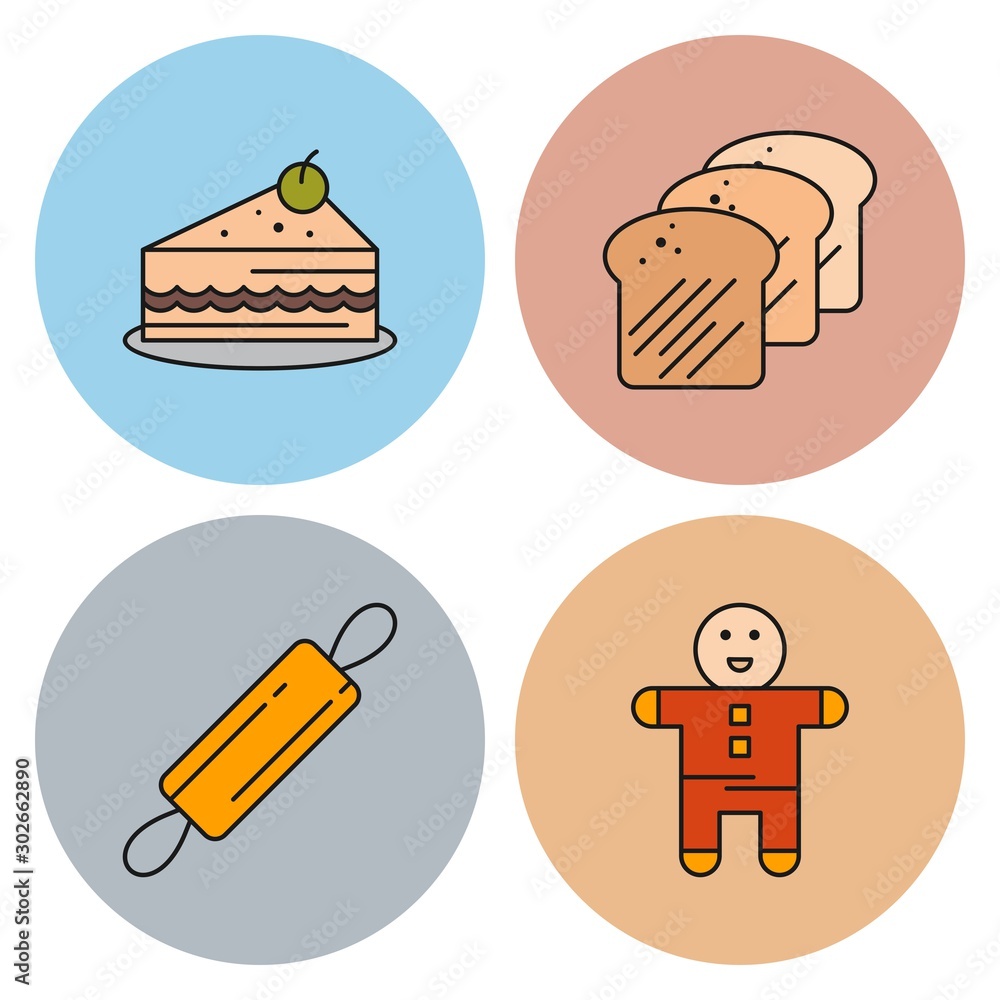 Set of 4 Quality icon Set of 4 Quality icon