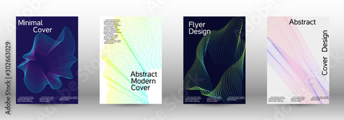 Cover design template set 