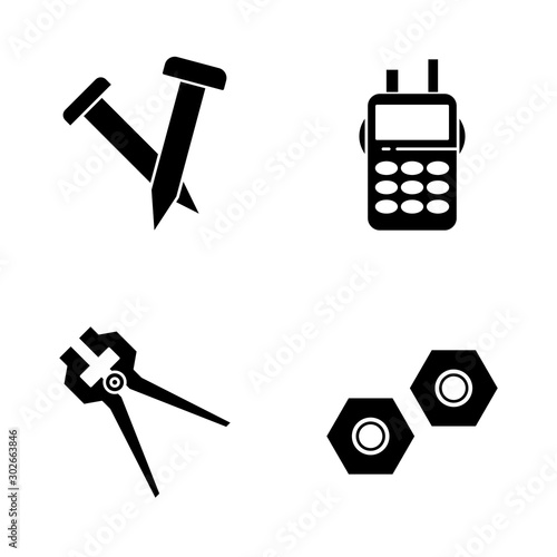 4 Simple Universal Related Color Icons