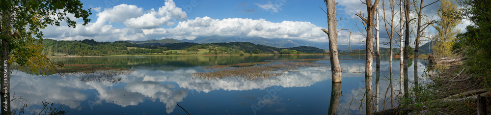 Lago di Canterno. Fiuggi Italy. Reservoir. Panorama Lago di Canterno. Fiuggi Italy. Reservoir. Panorama