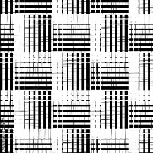 Ethnic boho seamless pattern. Lace. Embroidery on fabric. Patchwork texture. Weaving. Traditional ornament. Tribal pattern. Folk motif. Vector illustration for web design or print.