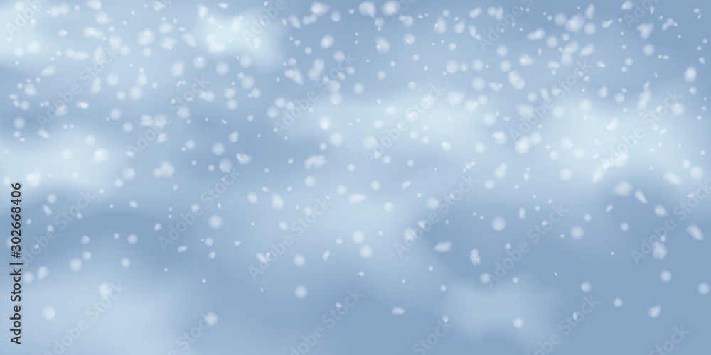 Snowflakes, snowfall. Snowflakes, snowfall.