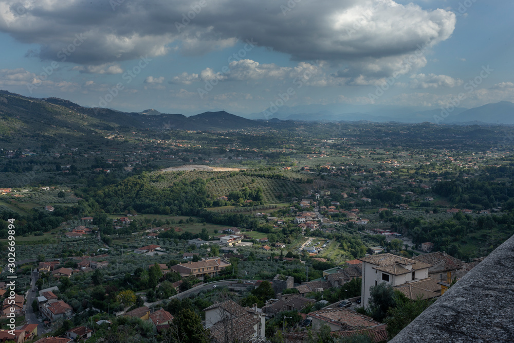 Alatri Italy. Panoramic view.