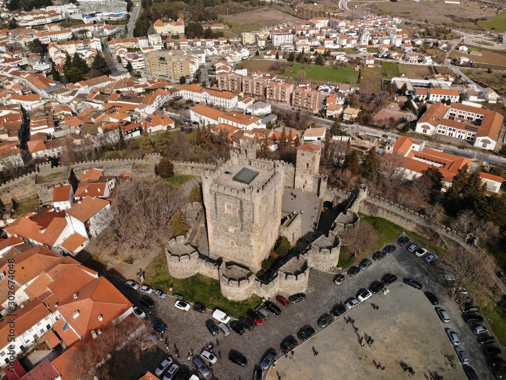 Aerial view of Bragança