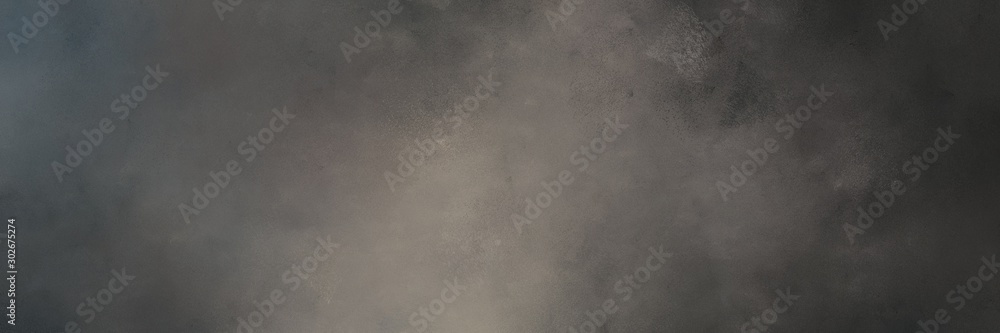 abstract painting background graphic with dark slate gray, dim gray and gray gray colors and space for text or image. can be used as header or banner - obrazy, fototapety, plakaty 