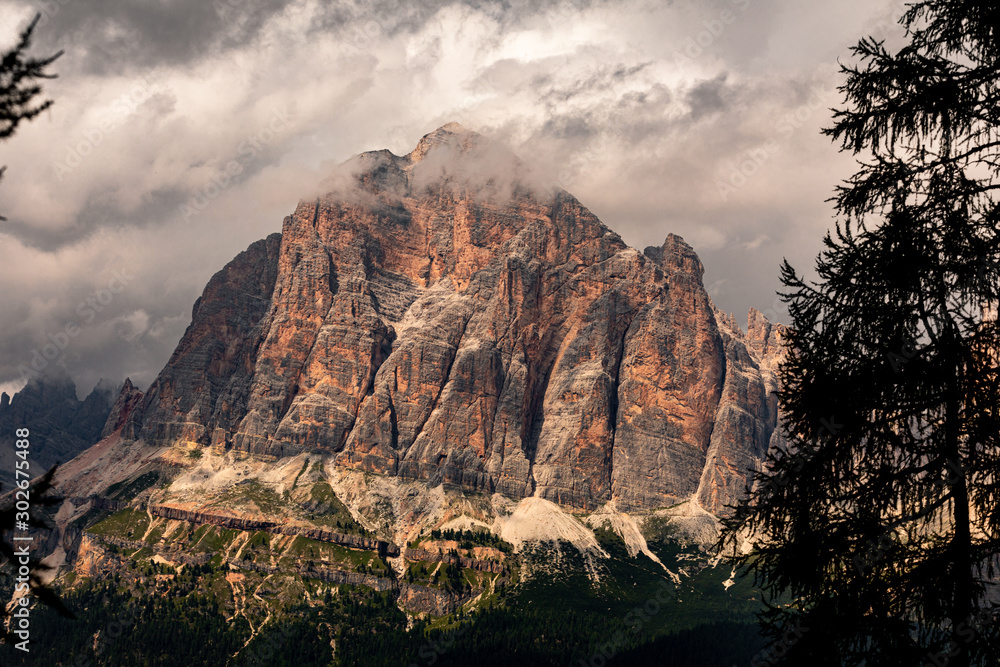 Mountain alpine landscape. Dolomites, Italy