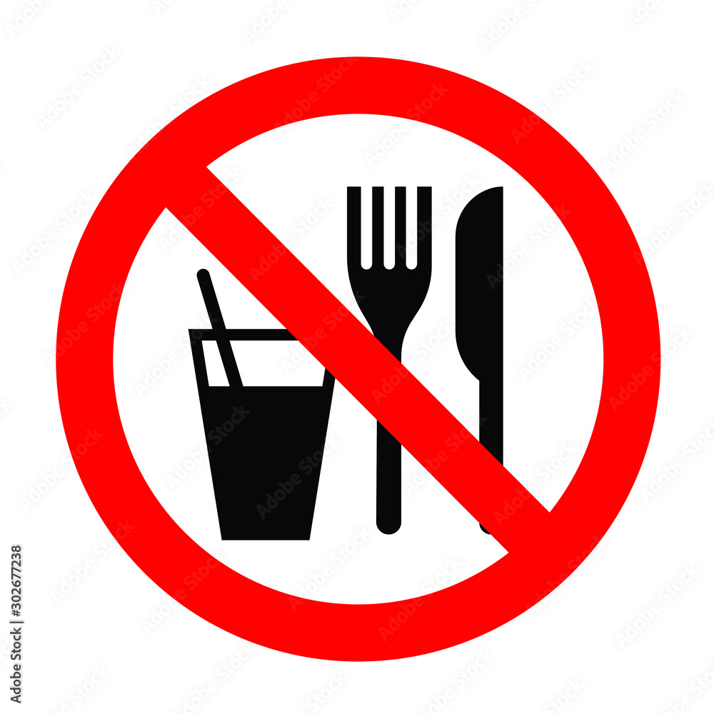 no food and drink allowed icon no food and drink allowed icon