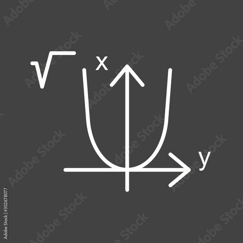 Beautiful algebra Line Vector Icon