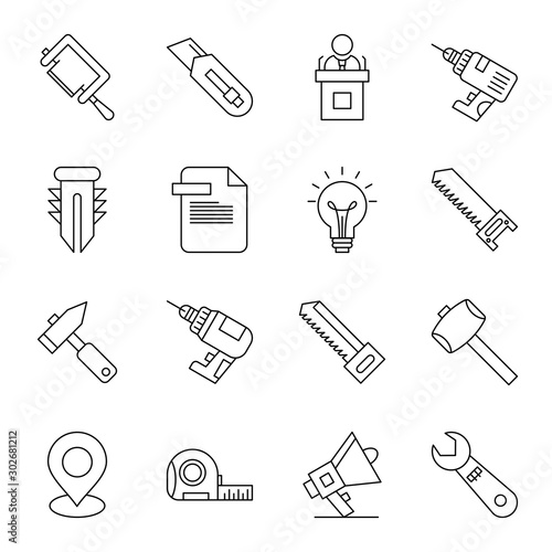 Set of Universal Pixel Perfect Icons