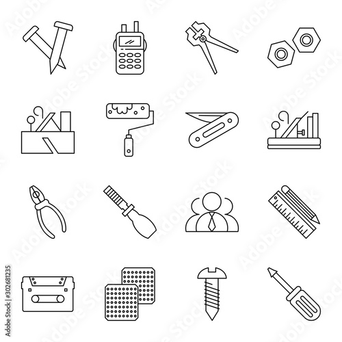 Set Of Universal Icons For Mobile Application and websites