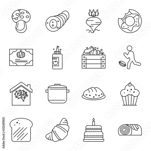 Set of Universal Pixel Perfect Icons