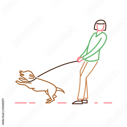 Walking the dog