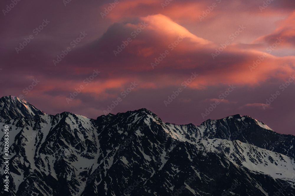 Obraz premium Chugach Mountains