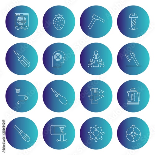 Set of 16 Quality icon
