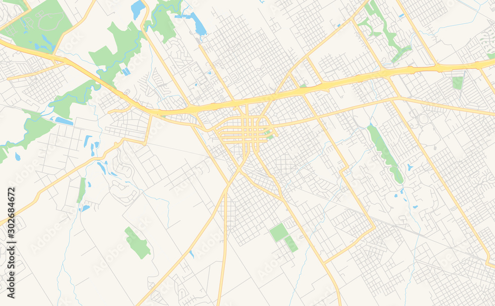 Printable street map of Pilar, Argentina