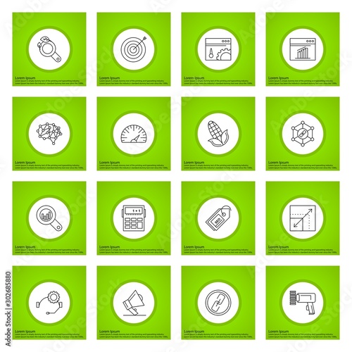 Set Of Universal 16 Icons