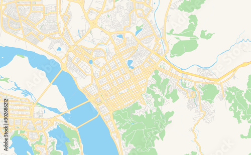 Printable street map of Concepcion  Chile