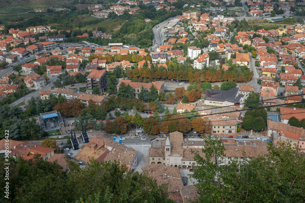 San Marino.Panoramic view