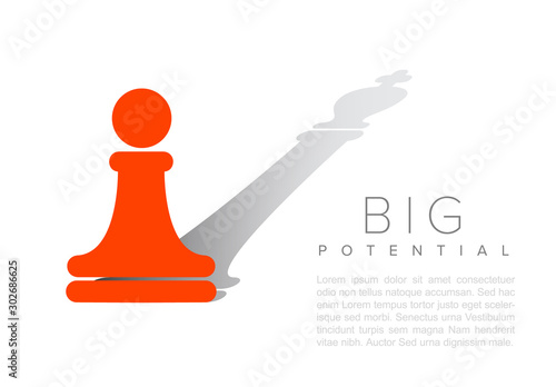 Big potential concept illustration