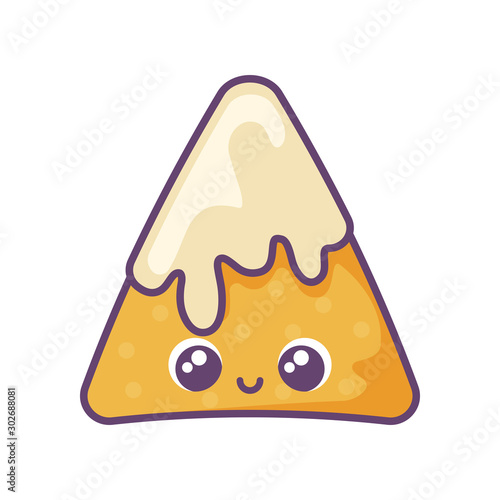 delicious nachos , typical Mexican food