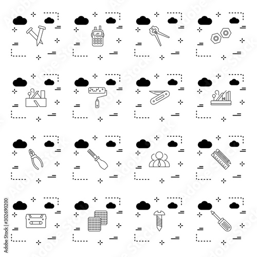Set Of Universal Icons For Mobile Application and websites