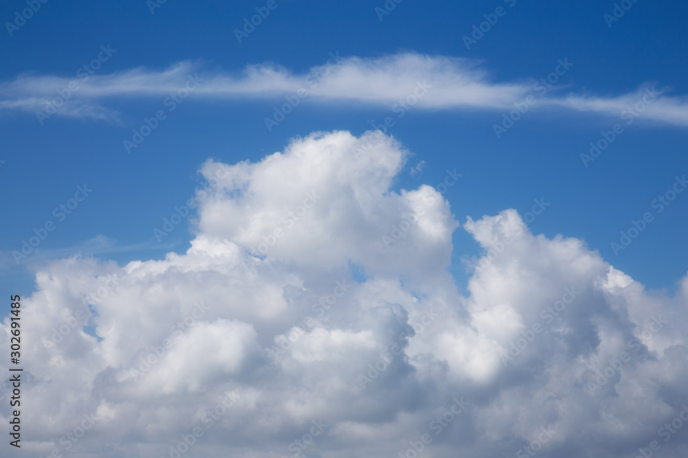 Cumulus couds in the sky. NAture background. Cumulus couds in the sky. NAture background.