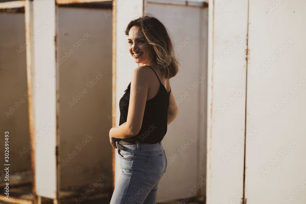 portrait of a beautiful young girl